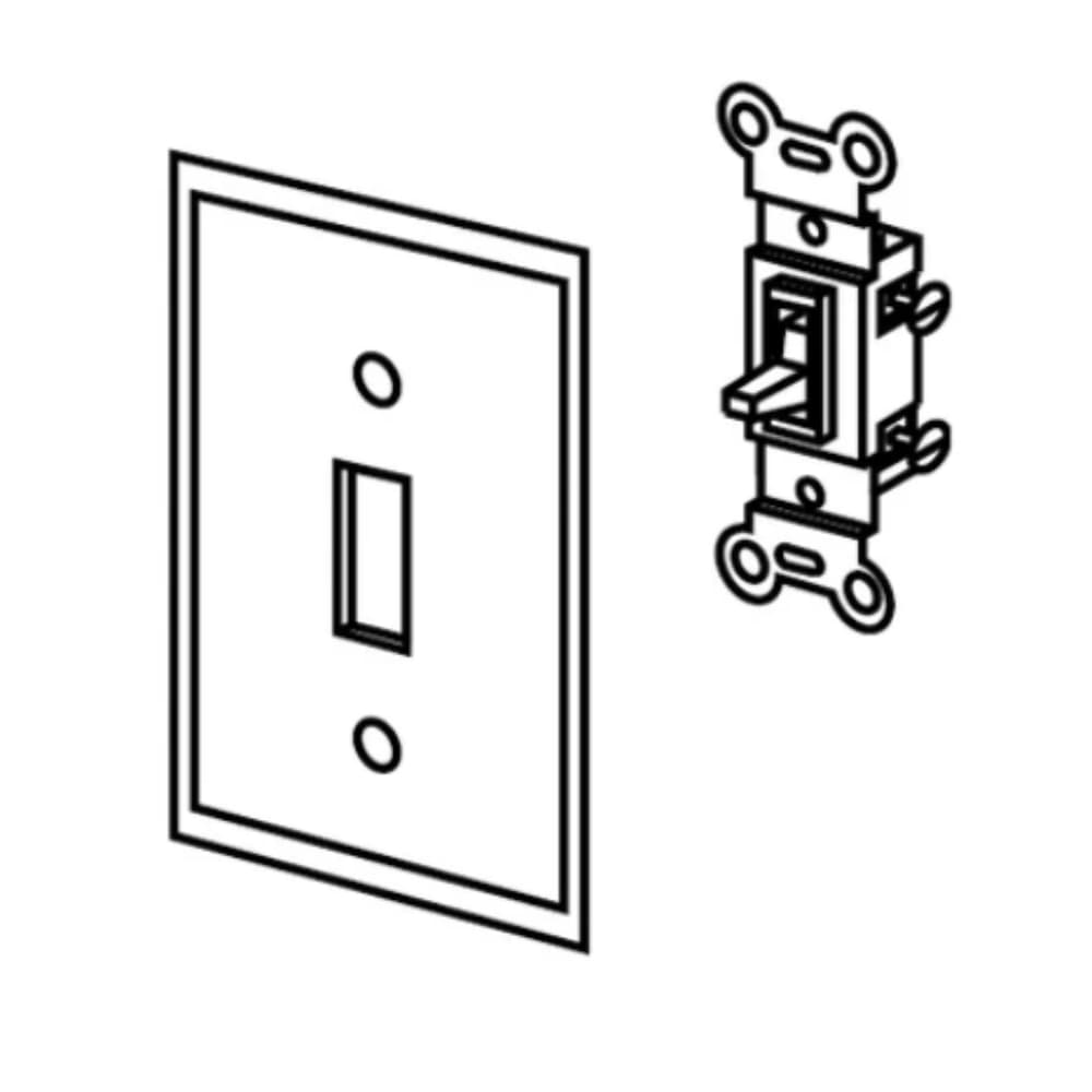 IHP Superior 89801LNX Wall Switch Kit, On/Off, White